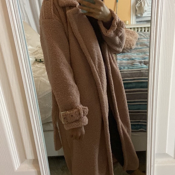 Rose Borg Oversized Belted Coat - Picture 6 of 6